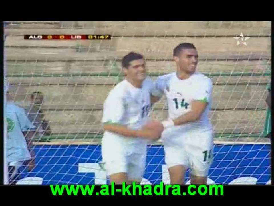 ALGERIE 4-LiBYE 0 (Les verts vaiqueur du tournoi)