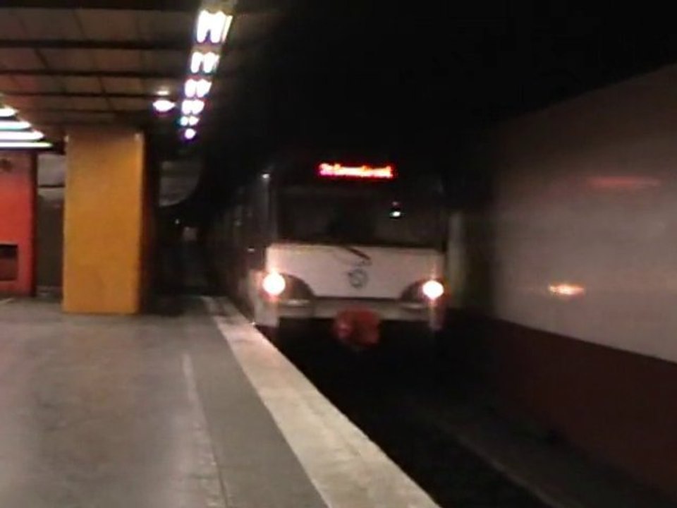 MS61 : Arrivée à la gare de Chatelet les Halles sur la ligne A du RER