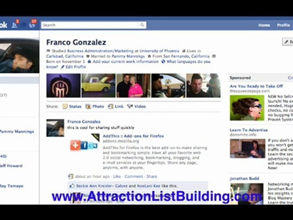 Franco Gonzalez Home Based Business Training