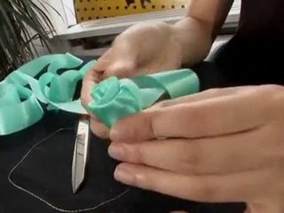How To Make Ribbon Roses
