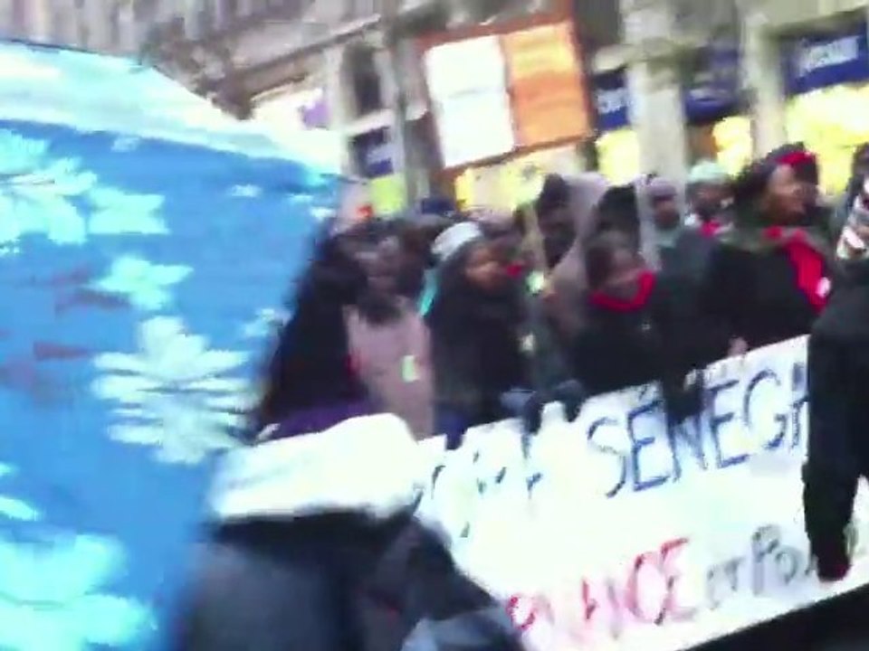 Marche de la Diaspora sénégalaise - Paris 18 décembre 2010 -