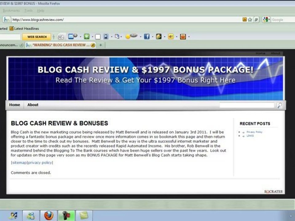 Blog Cash Review