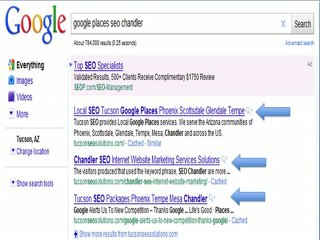 Local SEO Chandler - Seven Reasons 11 28 2010