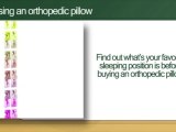 How Orthopedic Pillows Could Help You Sleep Easier