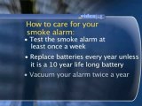 How To Care For Your Smoke Alarm : How should you care for your smoke alarm?