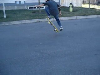 skateboarding, nollie