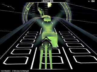 Iron Maiden - 2 Minutes To Midnight - Audiosurf