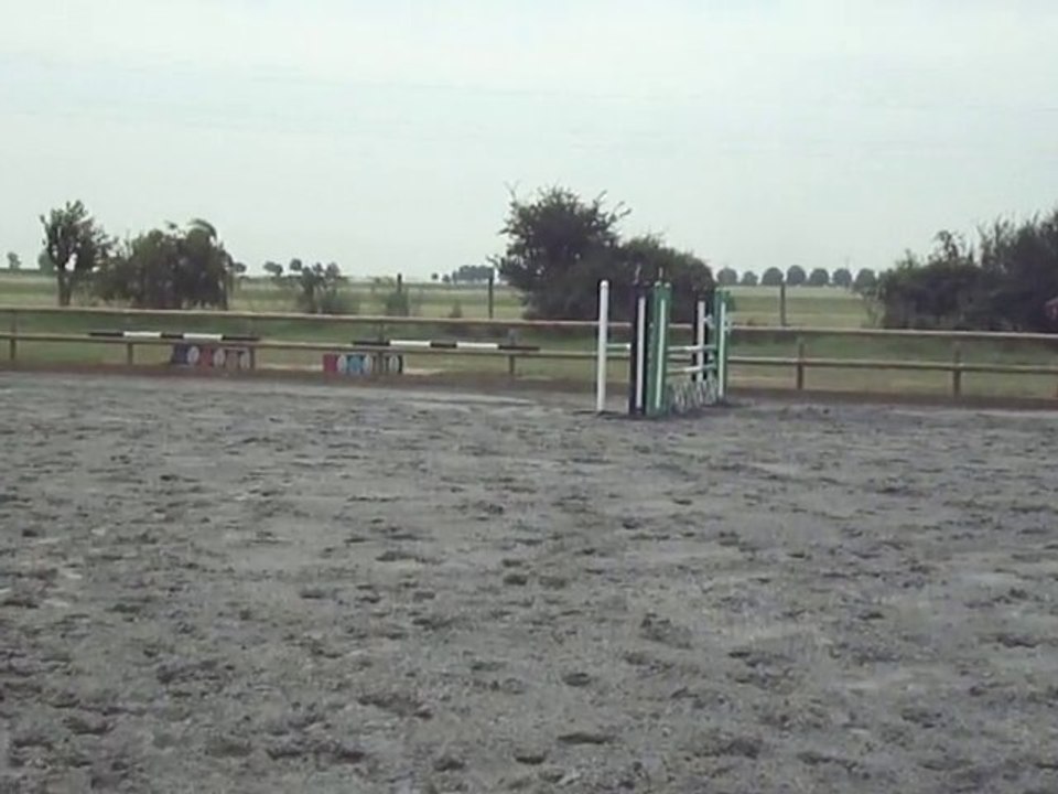 jumbo de la croix et Jessica , entrainement Destrier