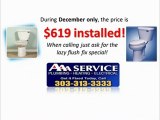 Best Denver Plumber - AAA Today Has Great Sales Currently..