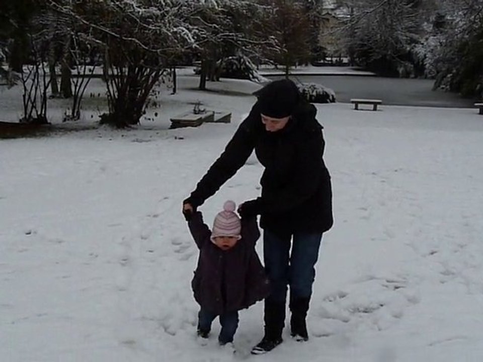 Elwenn et la neige