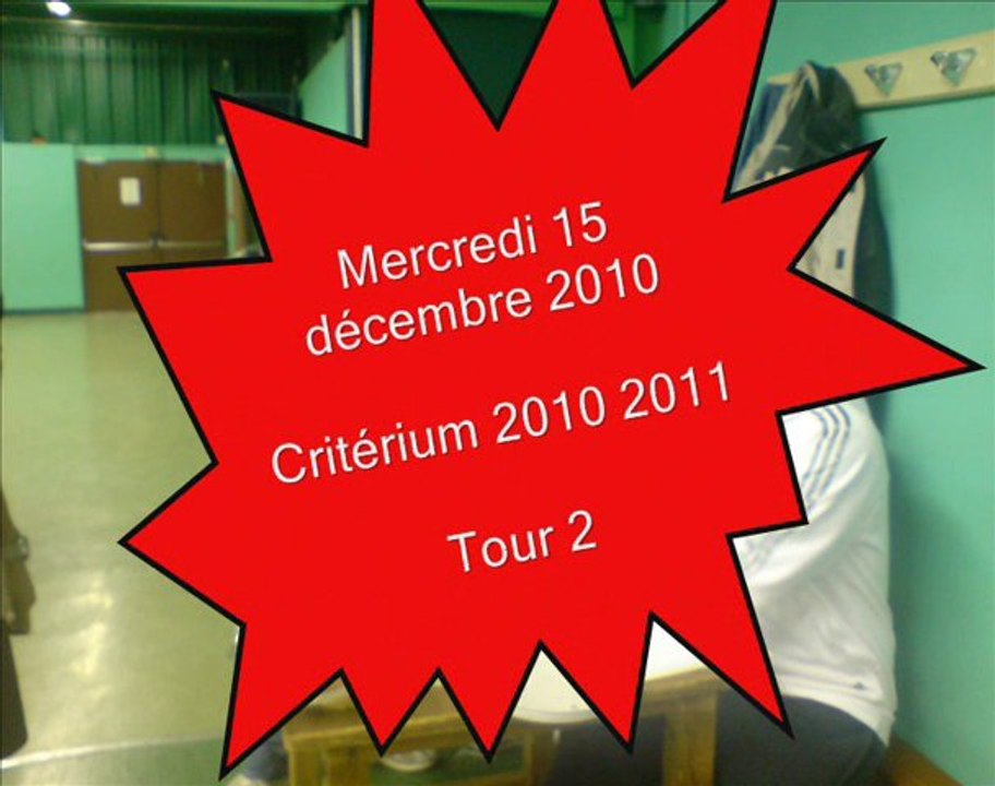 Critérium 2010 2011 tour2 15/12/2010