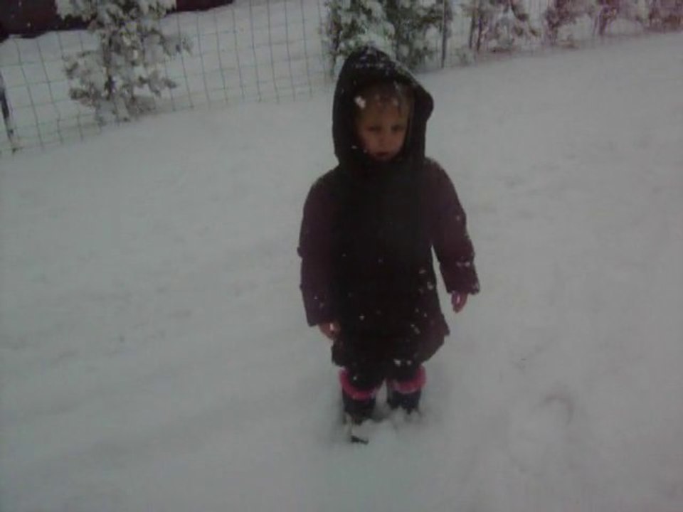 maellys dans la neige