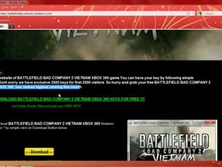 FREE BATTLEFIELD BADCOMPANY 2 XBOX360 WORKING SERIAL KEYS