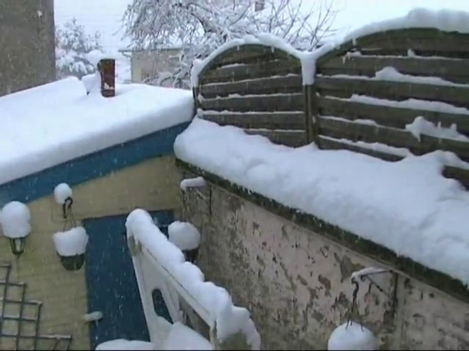 Un peu de neige à Charleville...