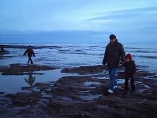 a la plage Papa Fabien Marie