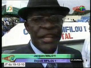 Don d'ambulance aux populations de Mfilou 1