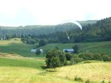 Atterrissage parapente au Claux