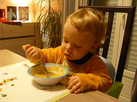 je mange comme un grand