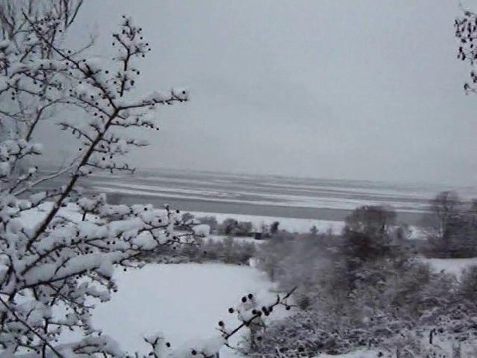 Neige et froid en baie