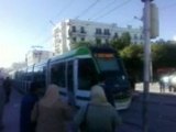 metro leger de tunis  depart de la gare place barcelone