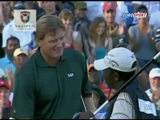 Güney Afrika'da zafer Ernie Els'in