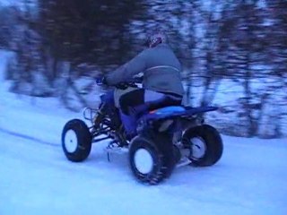 session de quad dans la neige 19/12/2010