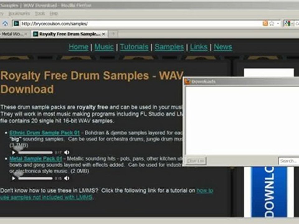 LMMS Tutorial | Getting and Adding Drum Samples