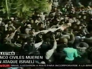 Cinco civiles palestinos mueren en ataque israelíe