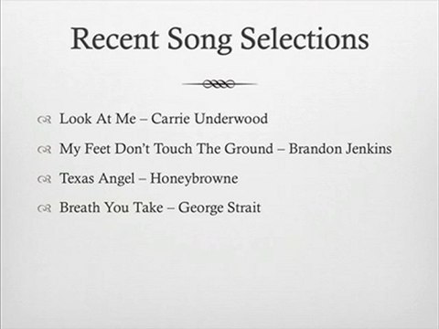 Wichita Falls Disc Jockeys - Music Tips