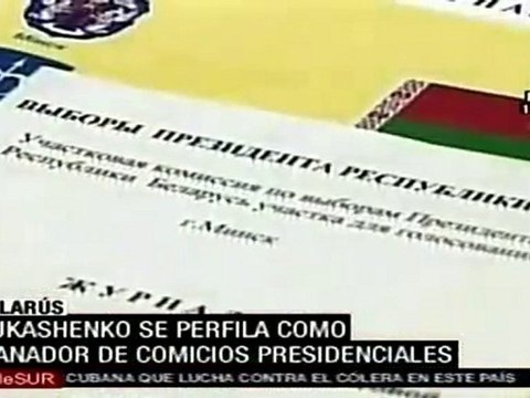 Lukashenko reelecto en Belarús (encuestas)