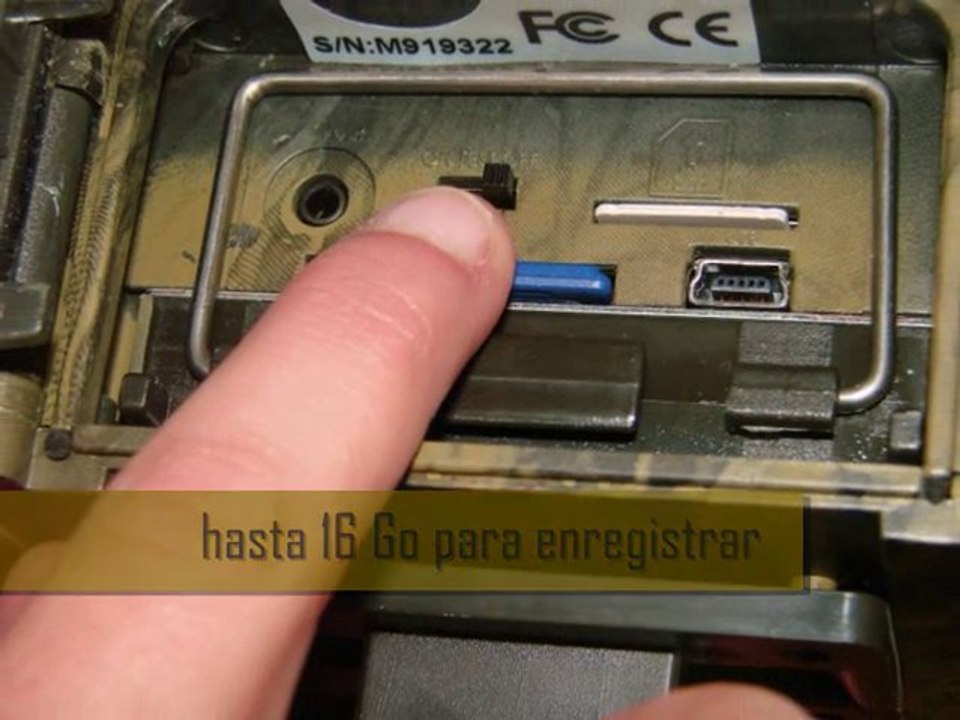 camara con detector de movimiento
