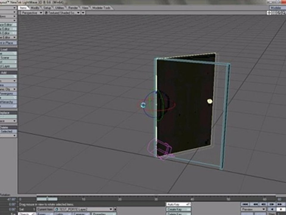 LightwaveTutorial- Pivot  Point de rotation