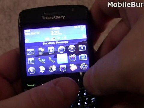 T-Mobile BlackBerry Bold 9780 tour