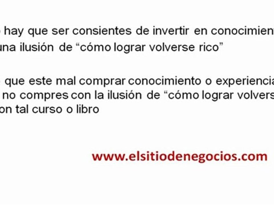 La Verdad Sobre Los Negocios en Internet