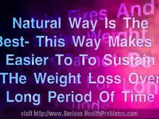 Natural weight loss- Losing Weight The Healthy Way