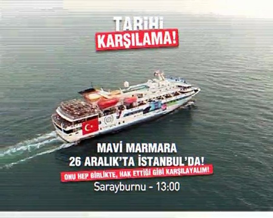 Mavi marmara karsilama