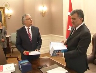 Cumhurbaşkanı Gül, Türk Dil Kurumu Başkanını kabul etti