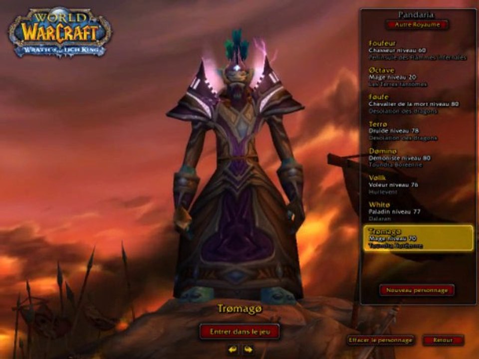 World of Warcraft. Vidéo qui sert a rien.