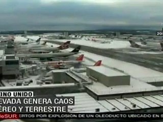 Download Video: Se agrava el caos en Europa por las intensas nevadas