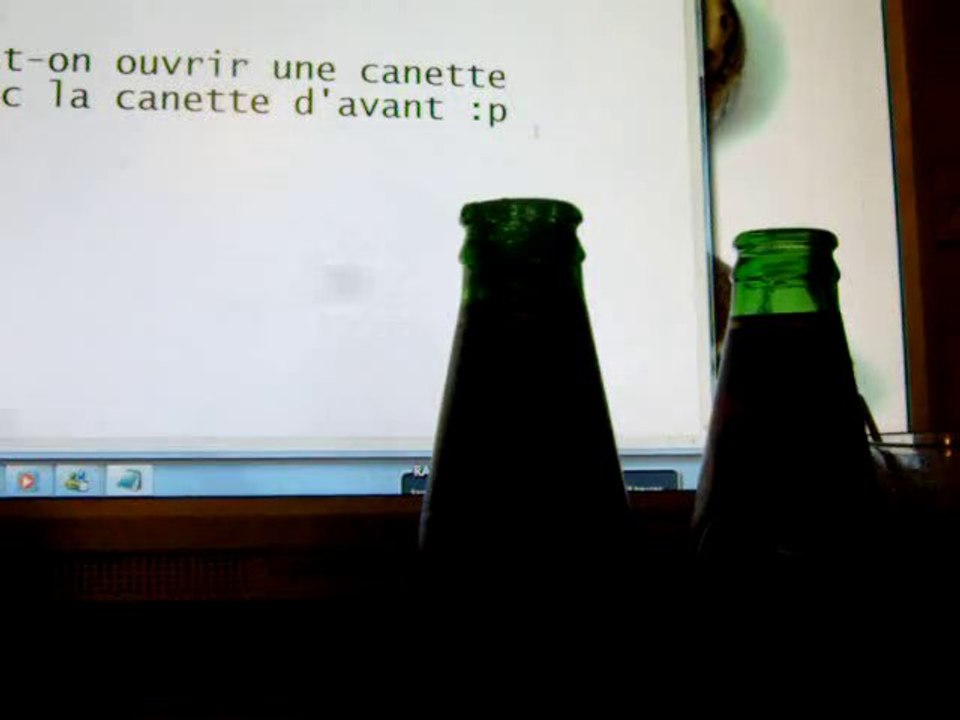 TEST n°6  Peut-on ouvrir une canette avec une canette