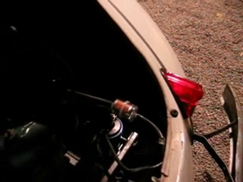 Démarrage par grand froid de Quatchole la 4cv