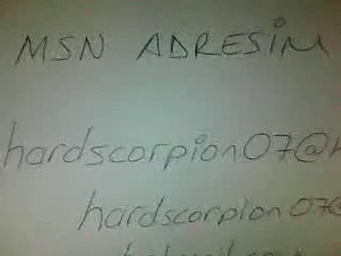 msn adresim hardscorpion07@hotmail.com.bayanlar ekleyin..