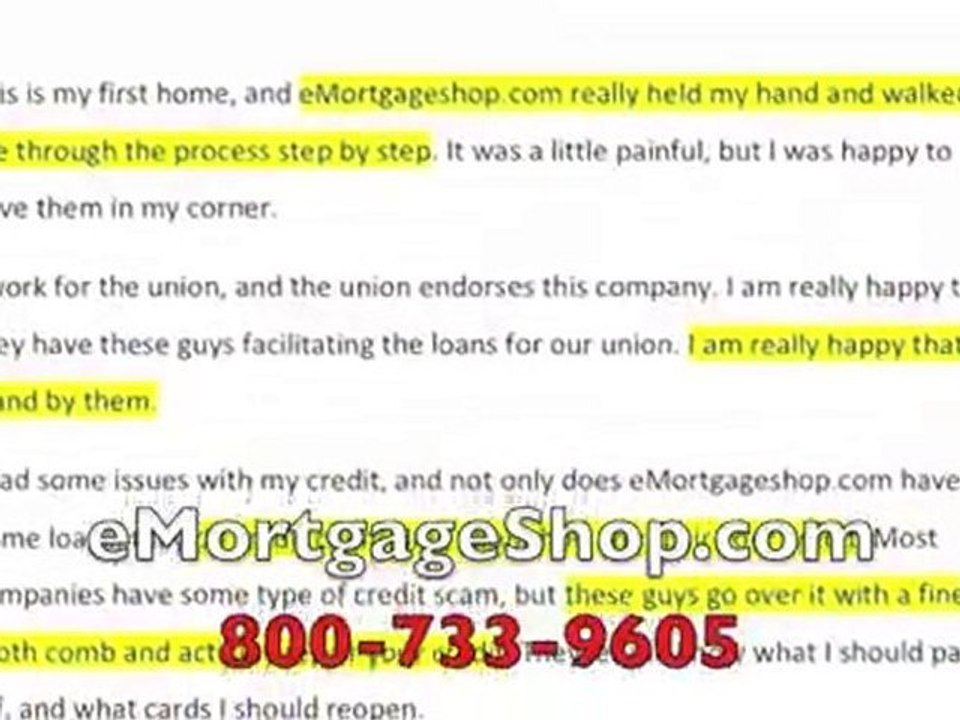 EMortgageShop No Complaints