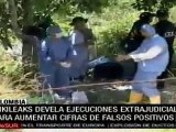 Militares colombianos admiten política de ejecuciones (Wikileaks)