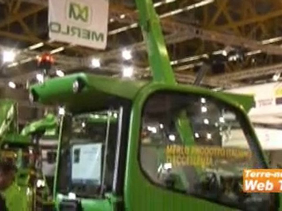 L'innovation par Merlo : télescopique hybride, à chenilles..