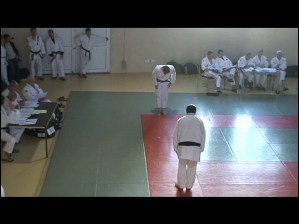 Extraits examen judo 2ème dan/ Patrick/ 18-12-10 à Mèze