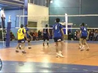 Volley N2M : Les Herbiers - Villejuif (1 à 3)