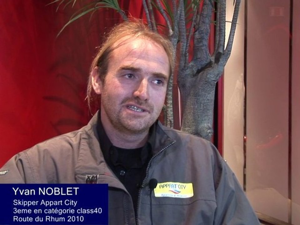 Yvan Noblet, skipper Appart'City, 3ème Route du Rhum Class40