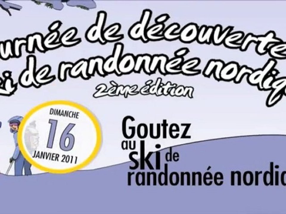 Journée de découverte du ski de randonnée nordique - 2011