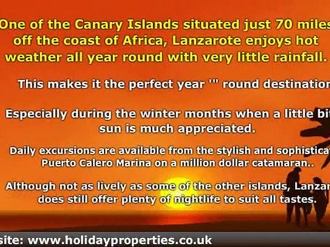 Rental Holiday Homes Lanzarote
